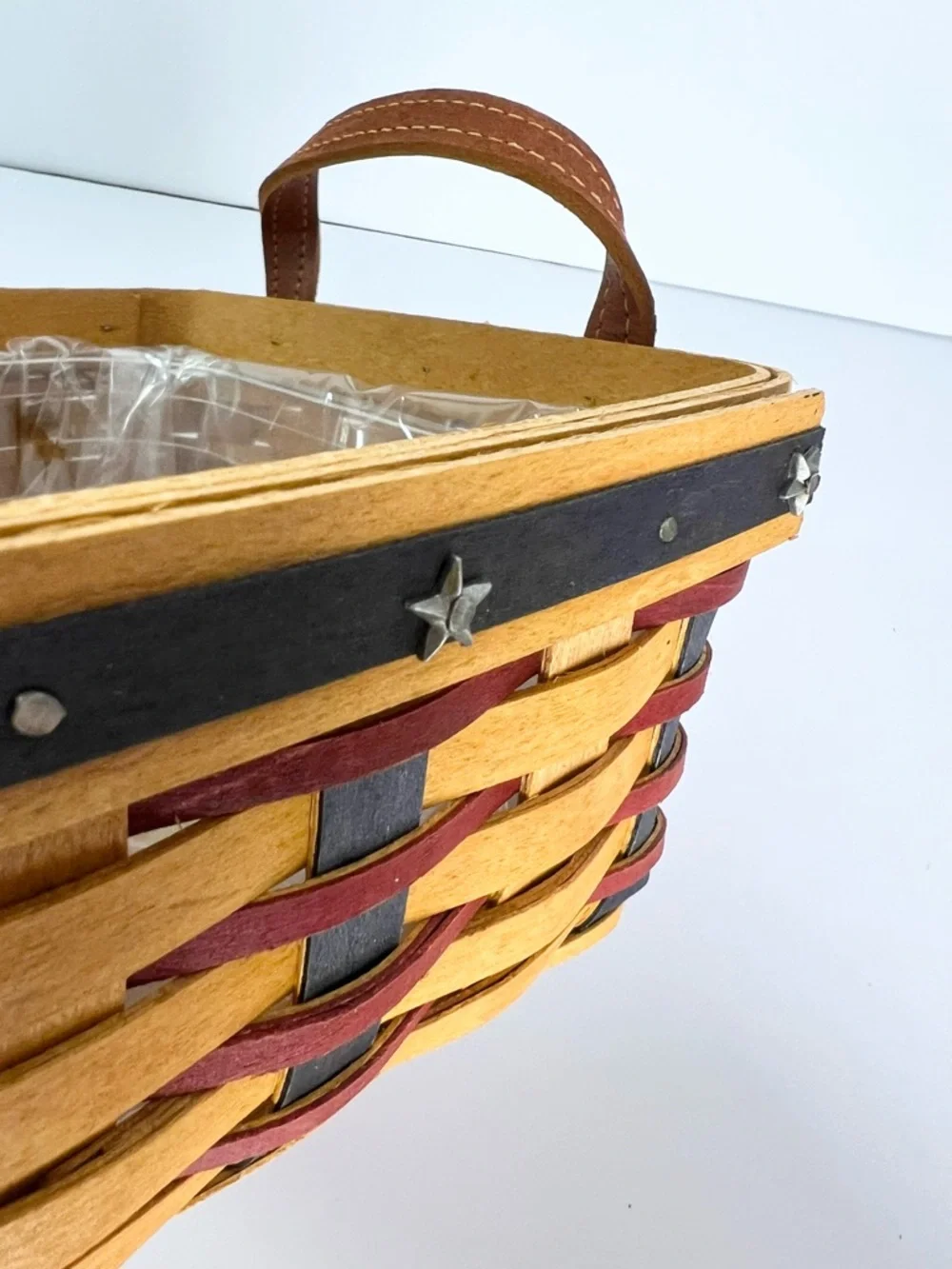 NEW Longaberger Proudly American MEDIUM BERRY Basket Protector Storage Solutions